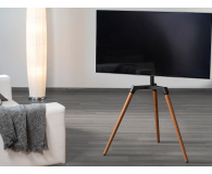 Hama Stojak do TV typu sztaluga wygląd drewna VESA 400x400 65" - 1516986 - zdjęcie 6